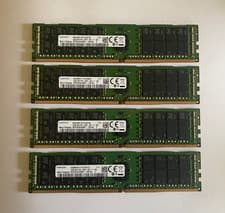 Image of 128GB -4 x 32GB Samsung 2Rx4 PC4-2400MHz DDR4 ECC Reg Registered Server Ram