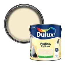 Image of Dulux Silk Smooth Creamy Emulsion Walls Ceilings Paint 2.5L Colours