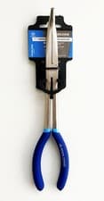 Image of BENT NOSE PLIERS 45 DEGREE 11" CRV SOFT GRIP HANDLES - TOOLZONE KDPPL133
