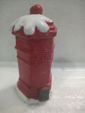 Image of Secret Fairy Garden Winter Red Post Box 9cm The Fairies Enchanted Garden range