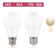 Image of LED GLS Bulb 6w=40w/8.2W=60W/15W=100 WATT BC B22 ES E27 Warm Cool White Daylight