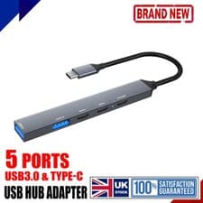 Image of Professional USB 3.0 Type-C Hub PD100W & 5Gbps Aluminum Docking Station