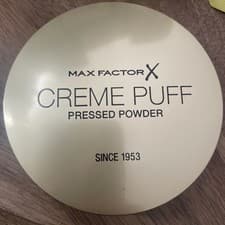 Image of MAX FACTOR CREME PUFF COMPACT FACE POWDER - SHADE 81 TRULY FAIR NEW
