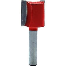Image of Faithfull Two Flute Straight Router Cutter 18.2mm 21mm 1/4"