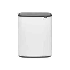 Image of Brabantia Bo Touch Bin Hi (2 x 30L) 60 L Inner Buckets (Mineral Concrete Grey)