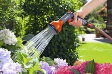 Image of Gardena Classic Cleaning Gun Nozzle, Hose/Tap Connector, Soft Watering Spray Set