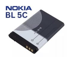 Image of Nokia Battery (BL-5C) 3.7V 1020mAH Lithium Cellphone Battery