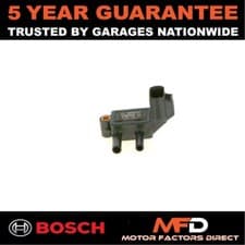Image of Exhaust Pressure Sensor Bosch Fits Ford Focus Mondeo S-Max Kuga C-Max Galaxy