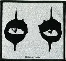 Image of ALICE COOPER eyes 2010 WOVEN SEW ON PATCH official merchandise