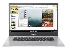 Image of Asus 15.6 Inch Chromebook Laptop CX1500 Intel Celeron N4500 4GB 128GB Silver