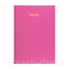 Image of 2026-2027 Academic A5 A4 Diary - Day a Page Week to View Hardback School Planner