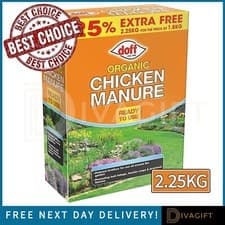 Image of DOFF CHICKEN MANURE 2.25KG ORGANIC MULTI PURPOSE PLANT FOOD FERTILISER PELLETS