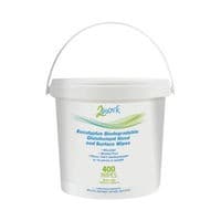 Image of 2Work Biodegradable Eucalyptus Wipes (Pack of 400) 2W09162