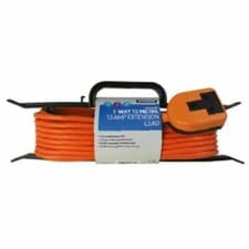 Image of 10M EXTENSION LEAD CABLE 1 SOCKET HEAVY DUTY ORANGE 13 AMP 1 WAY STATUS