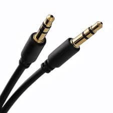 Image of Ultra Slim 3.5mm Jack Cable Stereo Audio AUX Gold Plated 50cm/1m/2m/3m/5m/10m