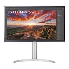 Image of 27" LG 27UP850K-W Monitor, IPS, 4K UHD (3840x2160), 60Hz, 5ms, AMD FreeSync, Dis