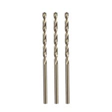 Image of 3pcs 3/32" Twist Drill Bits, M35 Cobalt High-Speed Steel Drill Bit for Metal