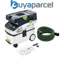 Image of Festool CLEANTEC CTLC MIDI Twin 18v 36v I-Basic Cordless L-Class Dust Extractor