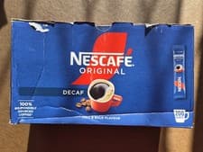 Image of 200 Nescafe Original Decaf Instant Coffee Sachets/Sticks.