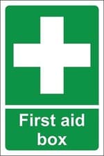 Image of  First aid box Safety sign