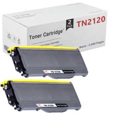 Image of 2 Toner Compatible With Brother TN2110 HL2140 HL2150N HL2170W DCP 7045N 7040