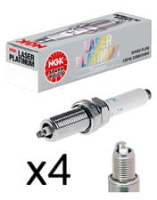 Image of 4x Spark Plug NGK 5118 PLZKAR6A-11 Fits Megane Micra NV200 Qashqai X-Trail 04 25