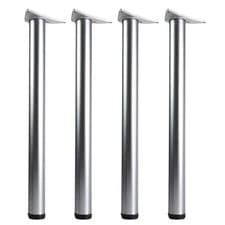 Image of 4X Table Leg Breakfast Bar Worktop Adjustable Support Kitchen 710/820/870/1100mm