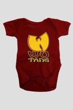 Image of Wu Tang Clan Baby Grow Wu-Tang Logo new Official Red 0 to 24 Months
