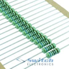 Image of 1 Ohm to 1M Ohm - 1W Power Metal Film Resistor 1% Tolerance