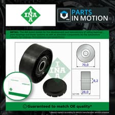Image of Aux Belt Idler Pulley 532046810 INA Guide Deflection 03G145276 Quality New