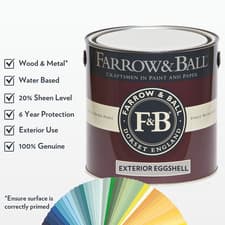 Image of 2.5L - Farrow and Ball Paint - Exterior Eggshell - Current Colours