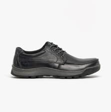 Image of Hush Puppies Tucker Mens Leather Lace-Up Breathable Casual Shoes