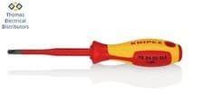 Image of Knipex VDE Screwdriver Phillips PlusMinus Slim Insulated 1000V PH/S2 x 100mm