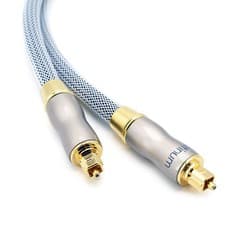 Image of AKORD Digital Optical Professional TOSLink Audio Cable 1m, 1.5m, 1.8m, 2m