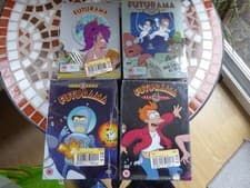 Image of Futurama - Season 1-4 - Complete (Box Set) (DVD, 2006) 15 DVD in 4 box sets NEW