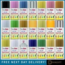 Image of PLASTIKOTE FAST DRY ENAMEL SPRAY PAINT 100ML NEW OPAQUE GLITTER AEROSOL CANS NEW