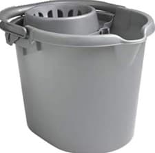 Image of Mop Bucket  Silver/Black  15L