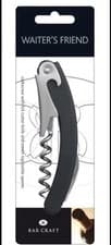 Image of KitchenCraft - BarCraft Waiters Corkscrew Bottle Opener & Foil Cutter Tool