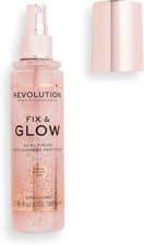 Image of Revolution Beauty Fix & Glow Fixing Spray, Illuminating & Hydrating, Vegan & Cru