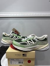 Image of New Balance 990v6 Men’s 8.5 Casual Sneakers Natural Mint Made in USA Shoes NWT!