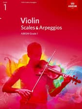 Image of ABRSM Violin Scales & Arpeggios from 2012 (Current Syllabus): Grade 1