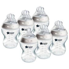 Image of Newborn Baby Bottles 260ml 6 Pack Slow Flow Teat BPA Free Anti Colic