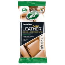 Image of Turtle Wax Luxe Leather Conditioner & Cleaner Wipes