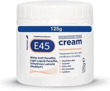 Image of E45 Cream 125 g – Moisturiser for Dry Skin and Sensitive Skin Body Cream