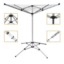 Image of 4 Arm Free Standing Rotary Airer with 16 Meter Drying Space
