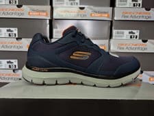 Image of SKECHERS MENS TRAINERS BLUE MEMORY FOAM SOFT GYM FLEX SKETCHERS SHOES 7 8 10 12