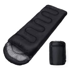Image of Silentnight Sleeping Bag Adult Camping Outdoor 3 Season Single Blue Black Purple