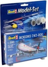 Image of Revell Boeing 747-200 'Model Set' 1:390 Scale