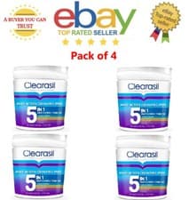 Image of Clearasil 5-In-1 65 Ultra Cleansing Pads, Pack Of 4