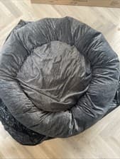 Image of Scruffs Oslo Doughnut Grey Dog Bed - Extra Extra Large 85CM P1U1